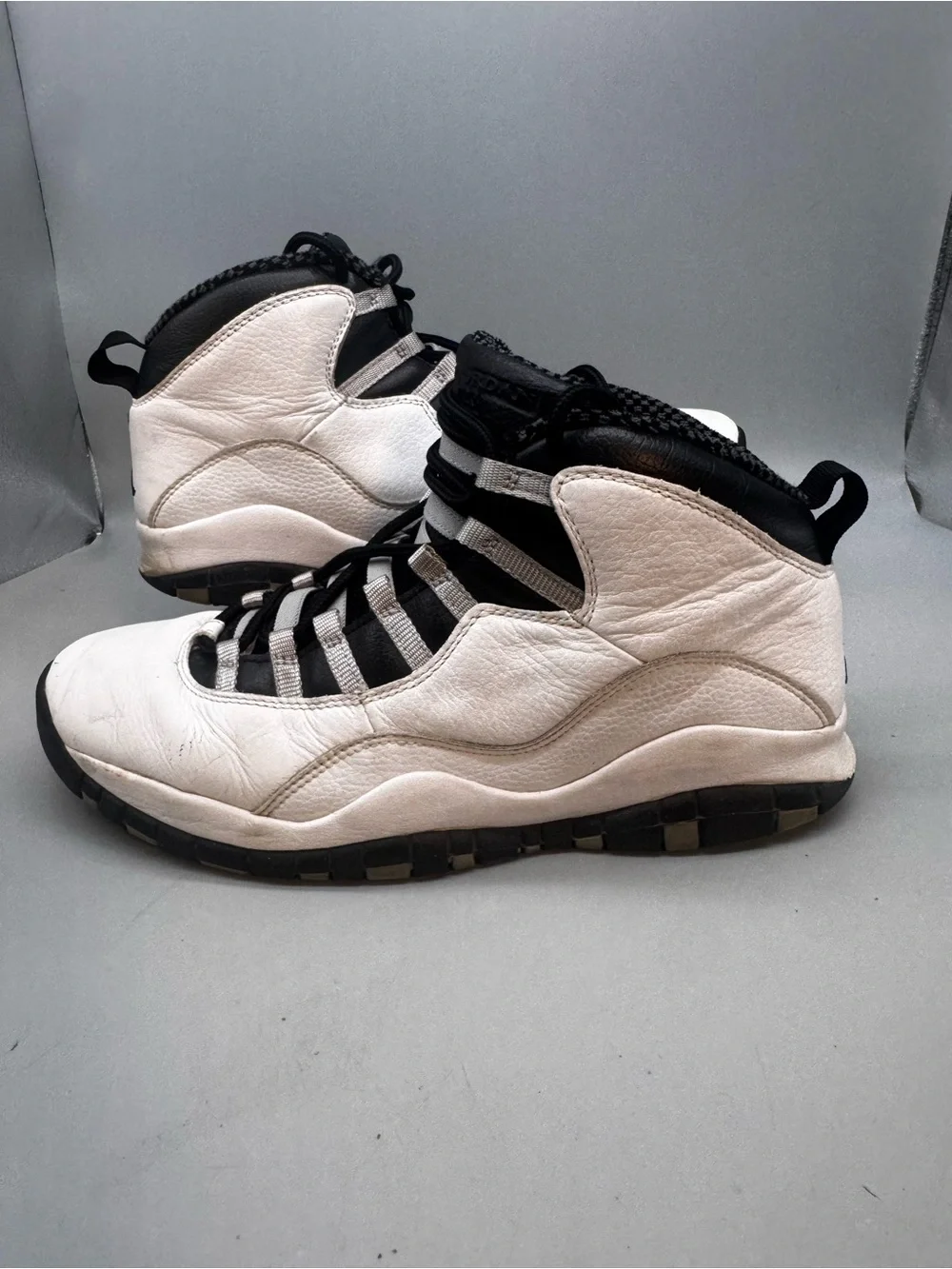 Size 11.5 - Air Jordan 10 Retro 2005 Steel Men Basketball Shoes 310805-101
